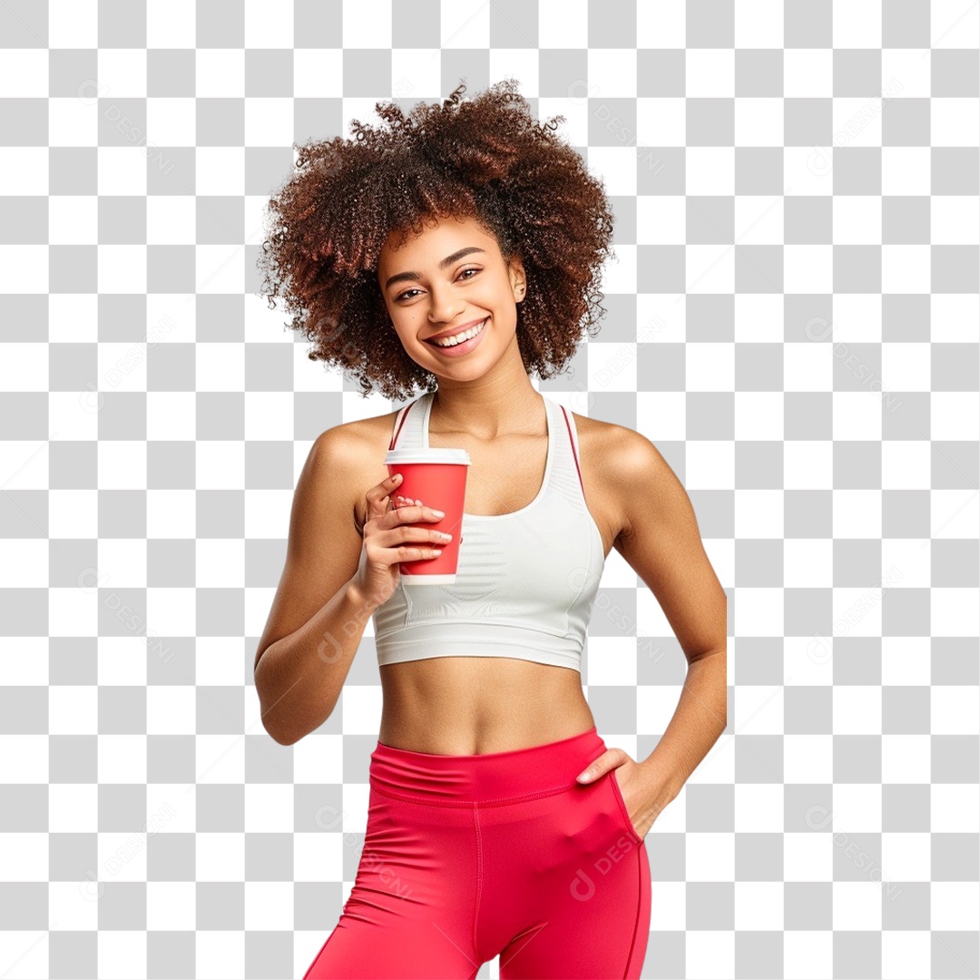 Jovem Mulher Academia Exercícios PNG Transparente