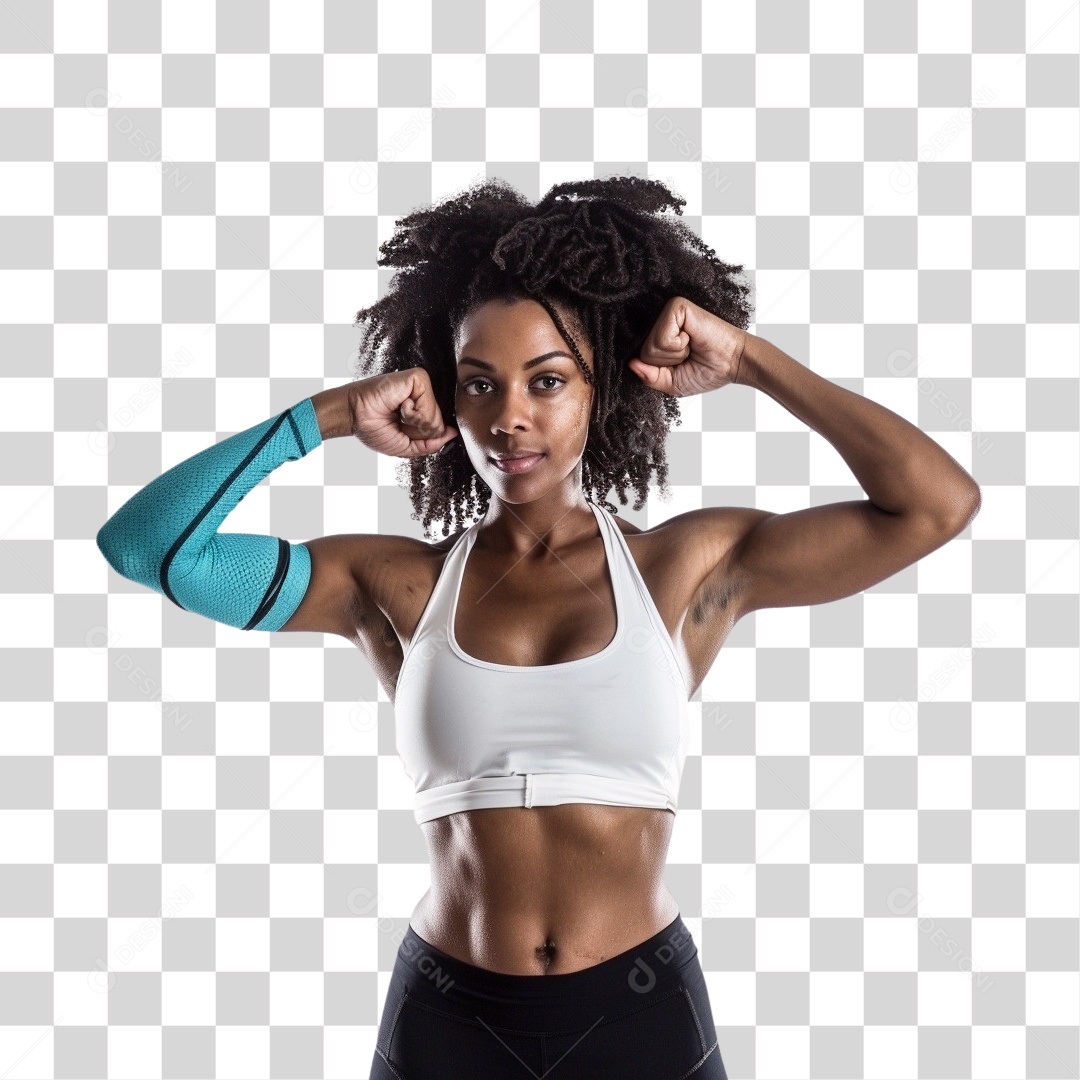 Jovem Mulher Academia Exercícios PNG Transparente