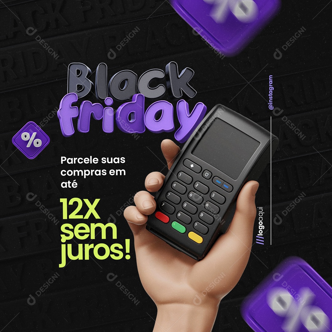 Black Friday Shoes Shop Parcele your Social Media PSD Shopping Editable