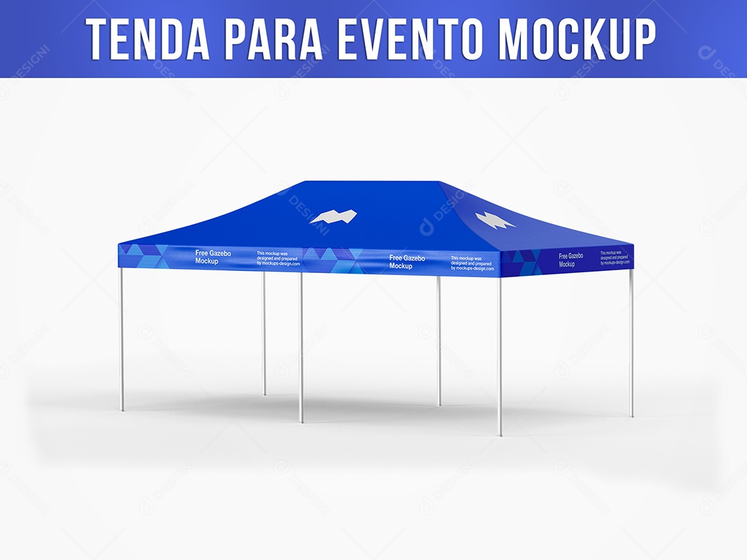 Tenda para Evento Mockup PSD Editável