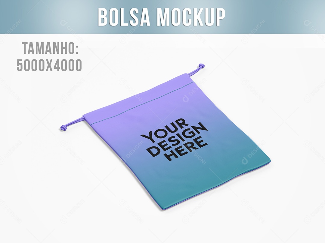 Bolsa Mockup PSD Editável