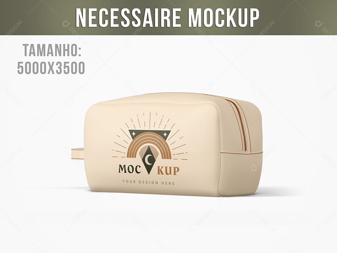 Necessaire Mockup PSD Editável