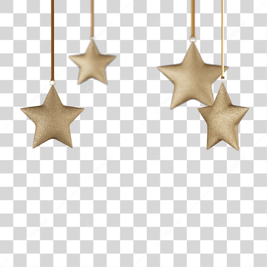 Decoração Estrelas Enfeites PNG Transparente