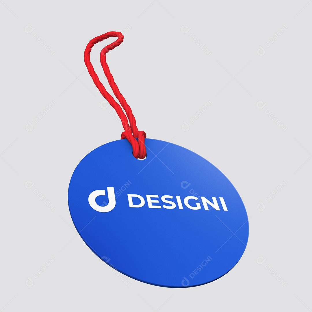 Mockup Tag de Produto PSD Editável