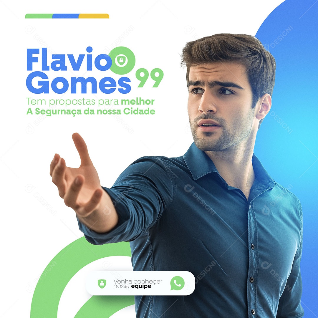 Flavio Gomes Proposal The Security of Our Social City Media PSD Editable