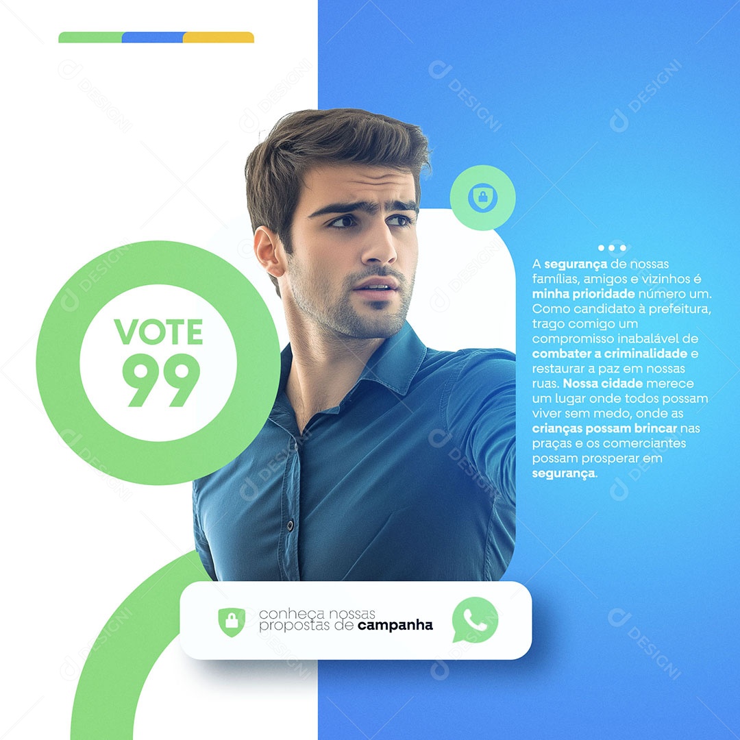 Segurança De Nossas Famílias Social Media PSD Editável