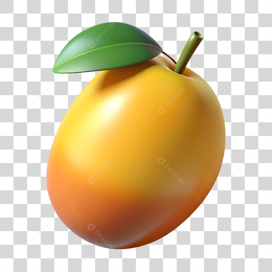 Manga Elemento 3D para Composição PNG Transparente