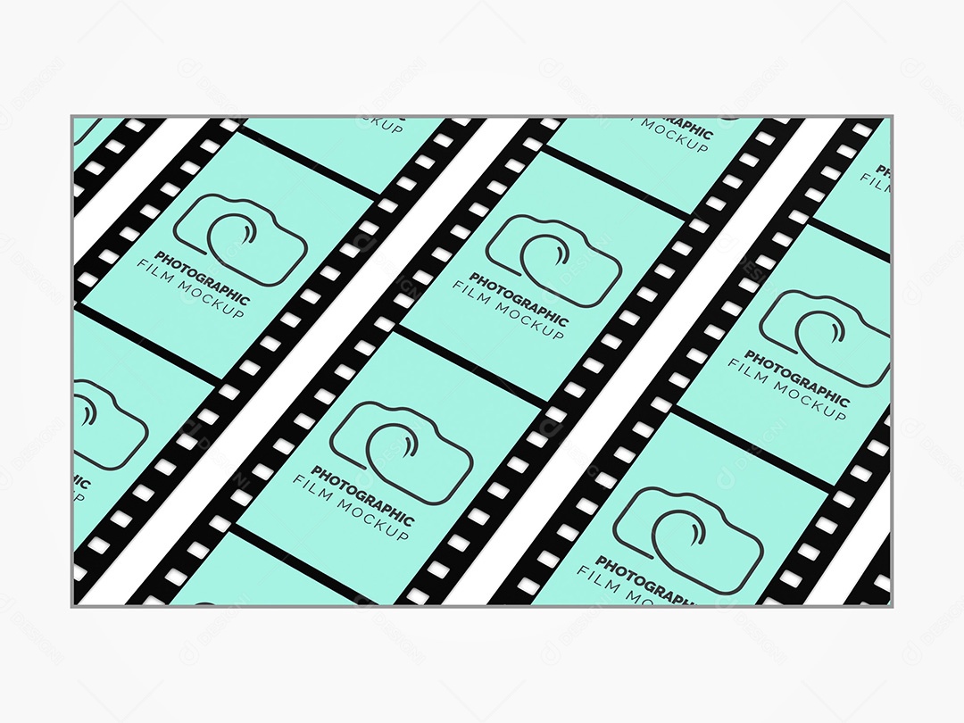 Filme Fotográfico Mockup PSD Editável
