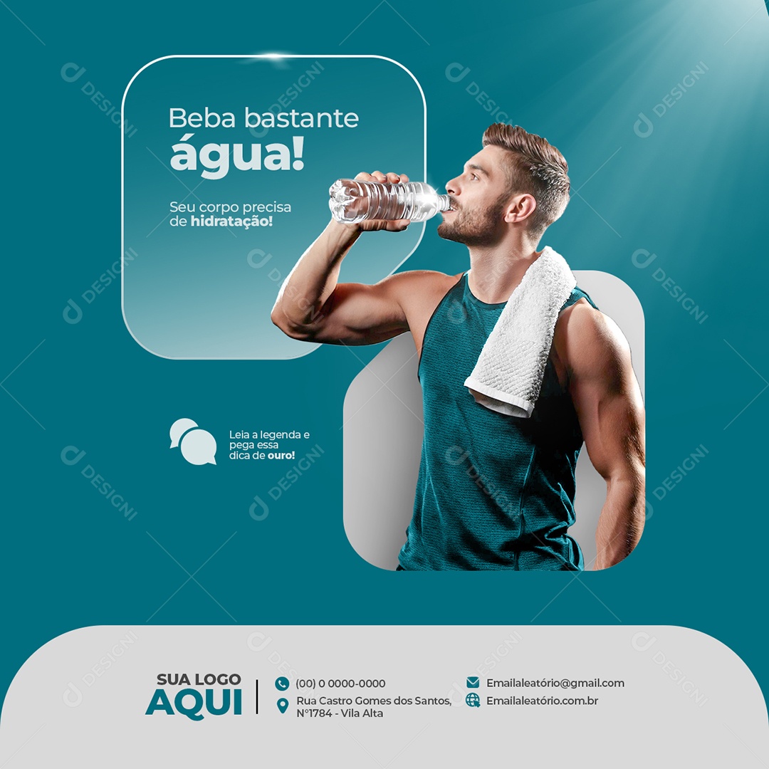 Drink a lot Social Media PSD Editable