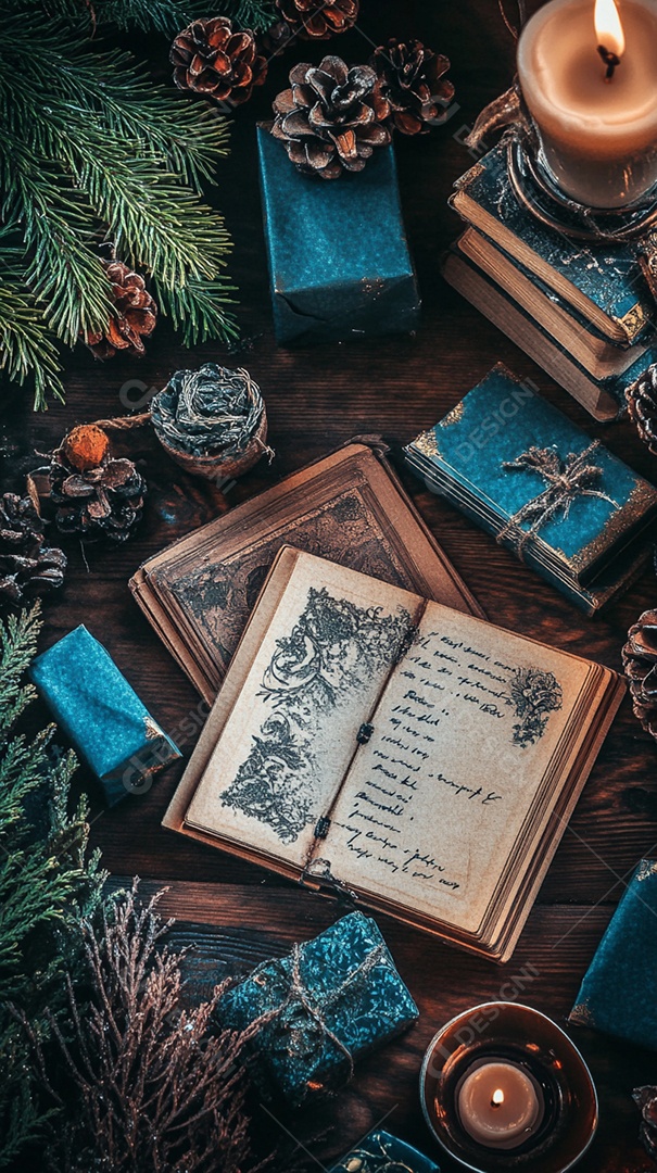 Fundo tradicional de Natal