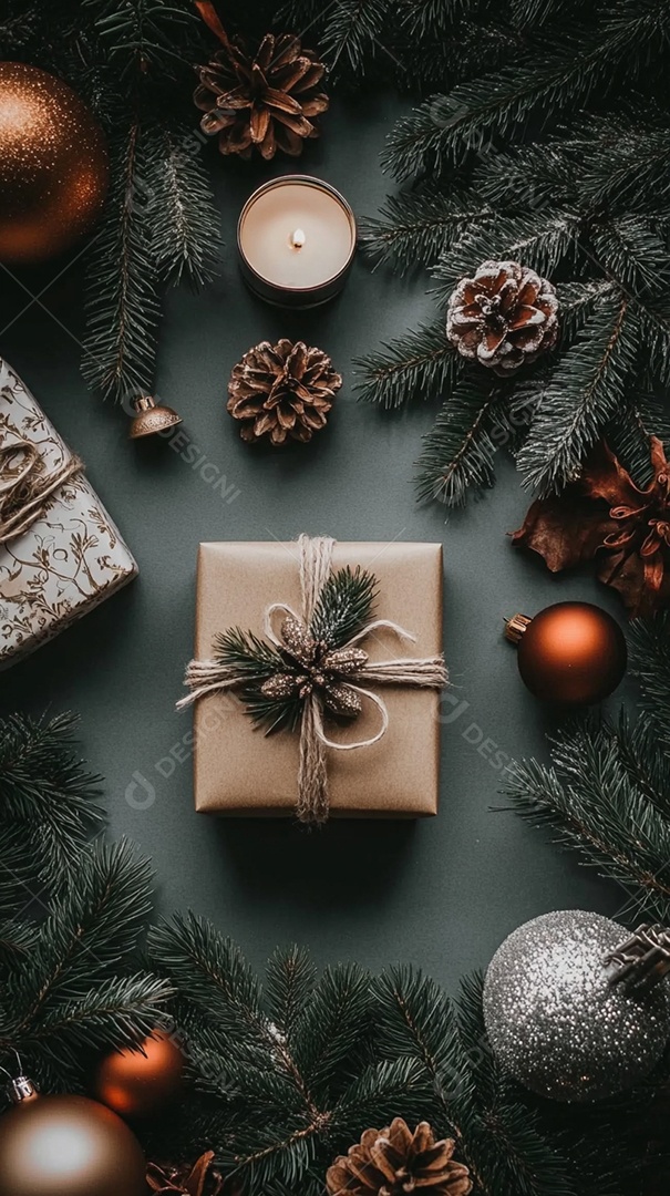 Fundo tradicional de Natal