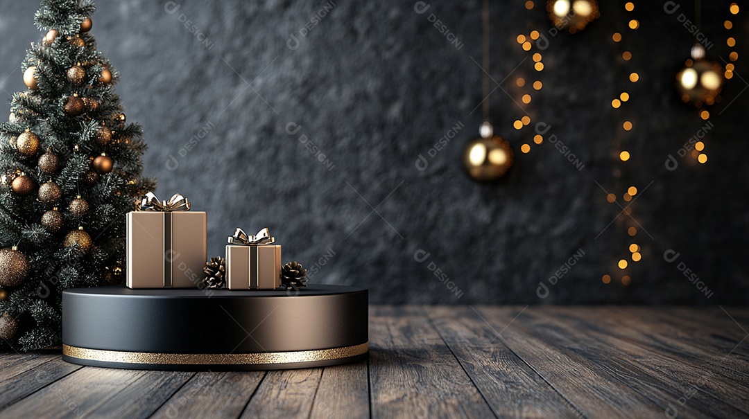 Fundo de cor única de pódio de produto vazio