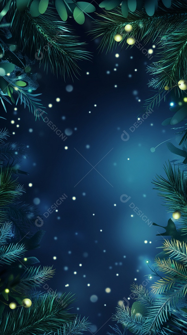 Fundo de tema de Natal para espaço