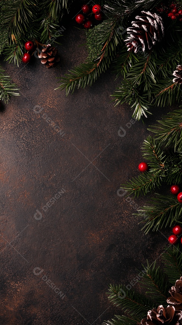 Fundo de tema de Natal para espaço