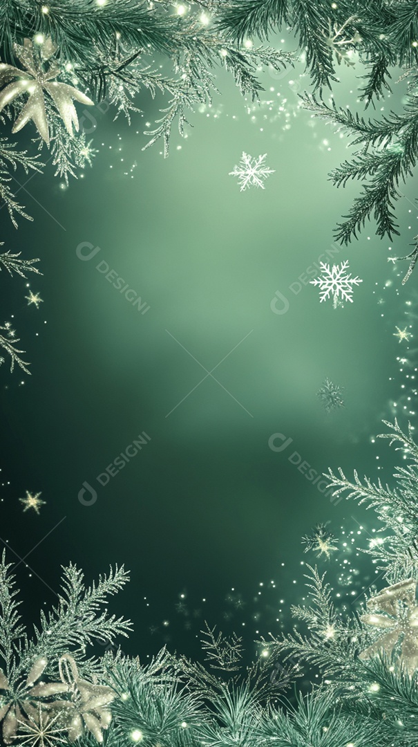 Fundo de tema de Natal para espaço