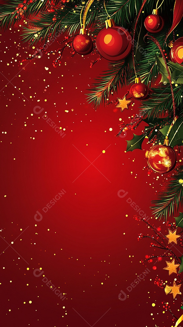 Fundo de tema de Natal para espaço