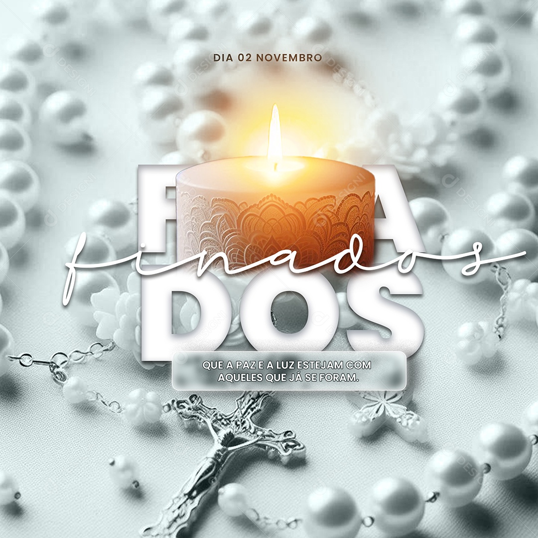 Social Media Dia de Finados 02 de Novembro PSD Editável