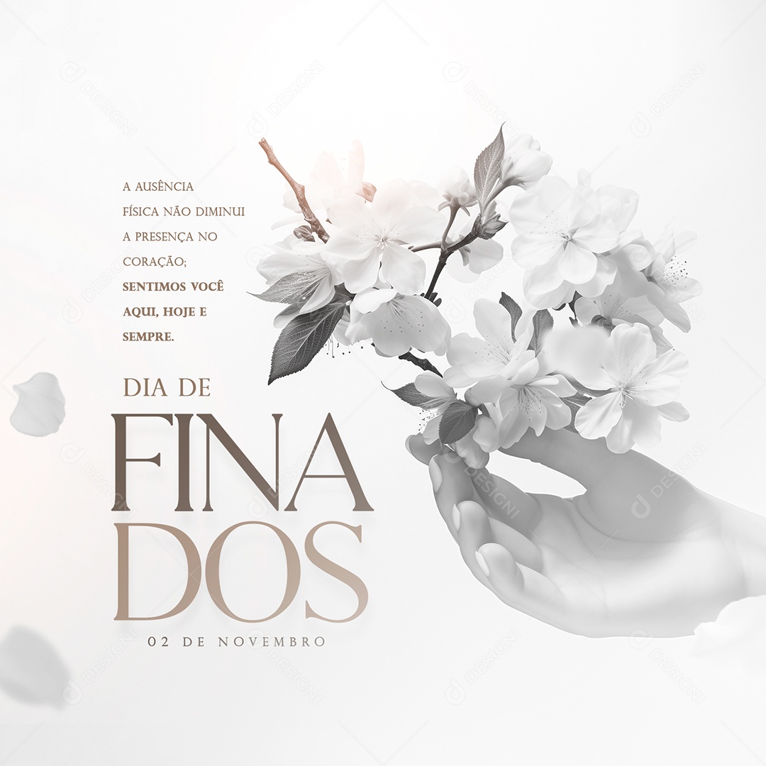 Dia de Finados 02 de Novembro Social Media PSD Editável