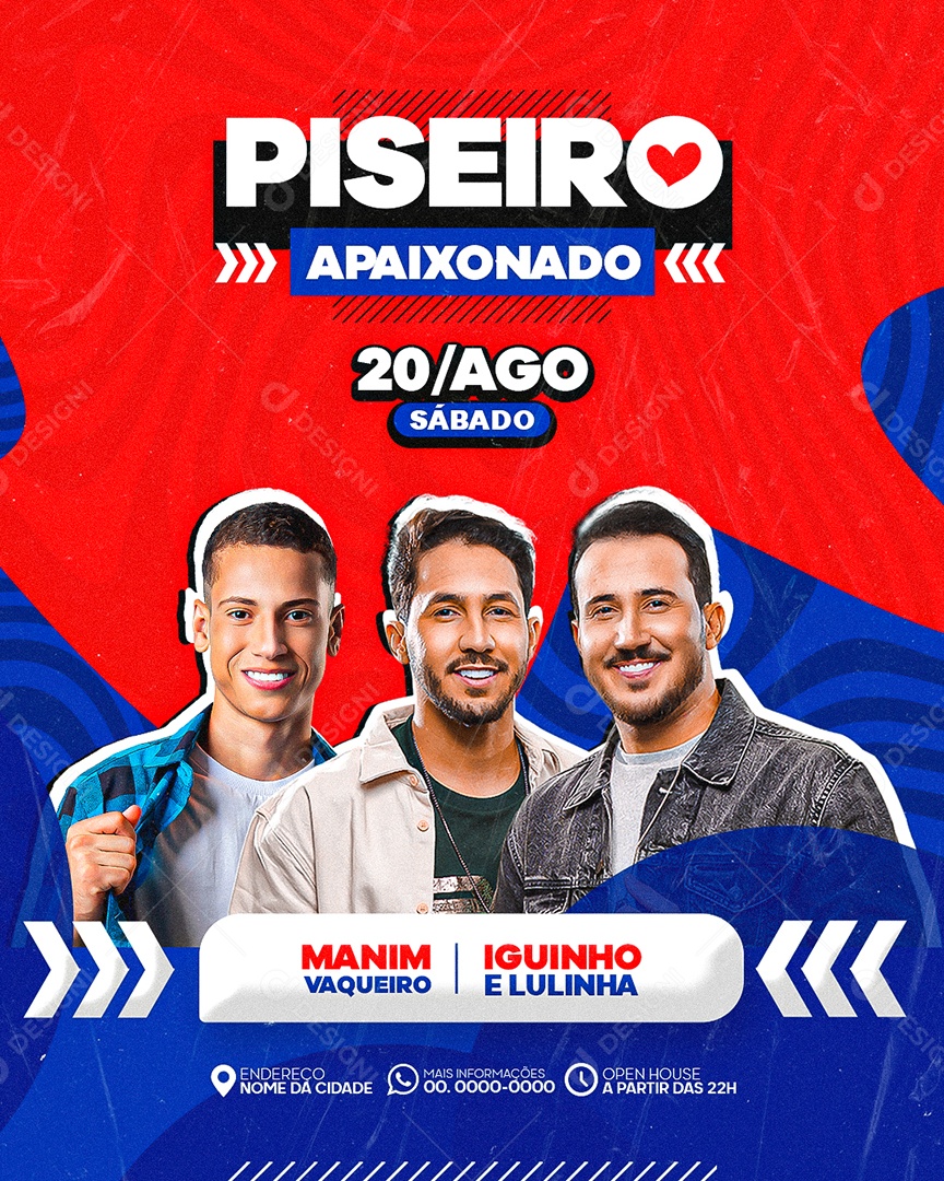 Story Flyer Piseiro Apaixonado Social Media PSD Editável