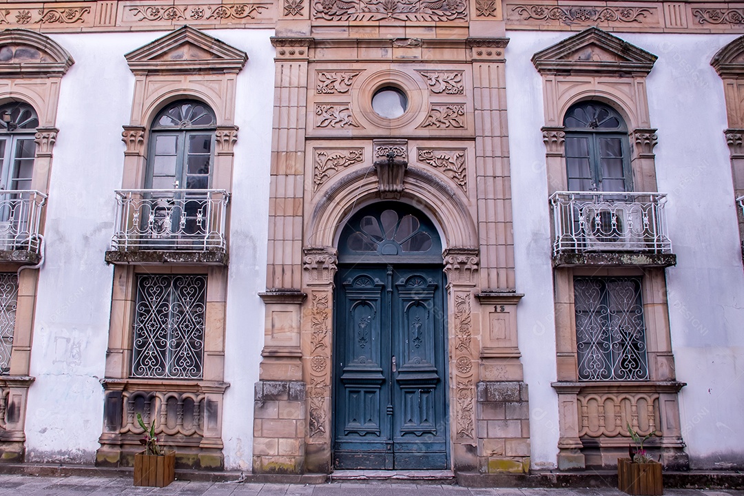 Prédio antigo histórico da Prefeitura de Lages Brasil