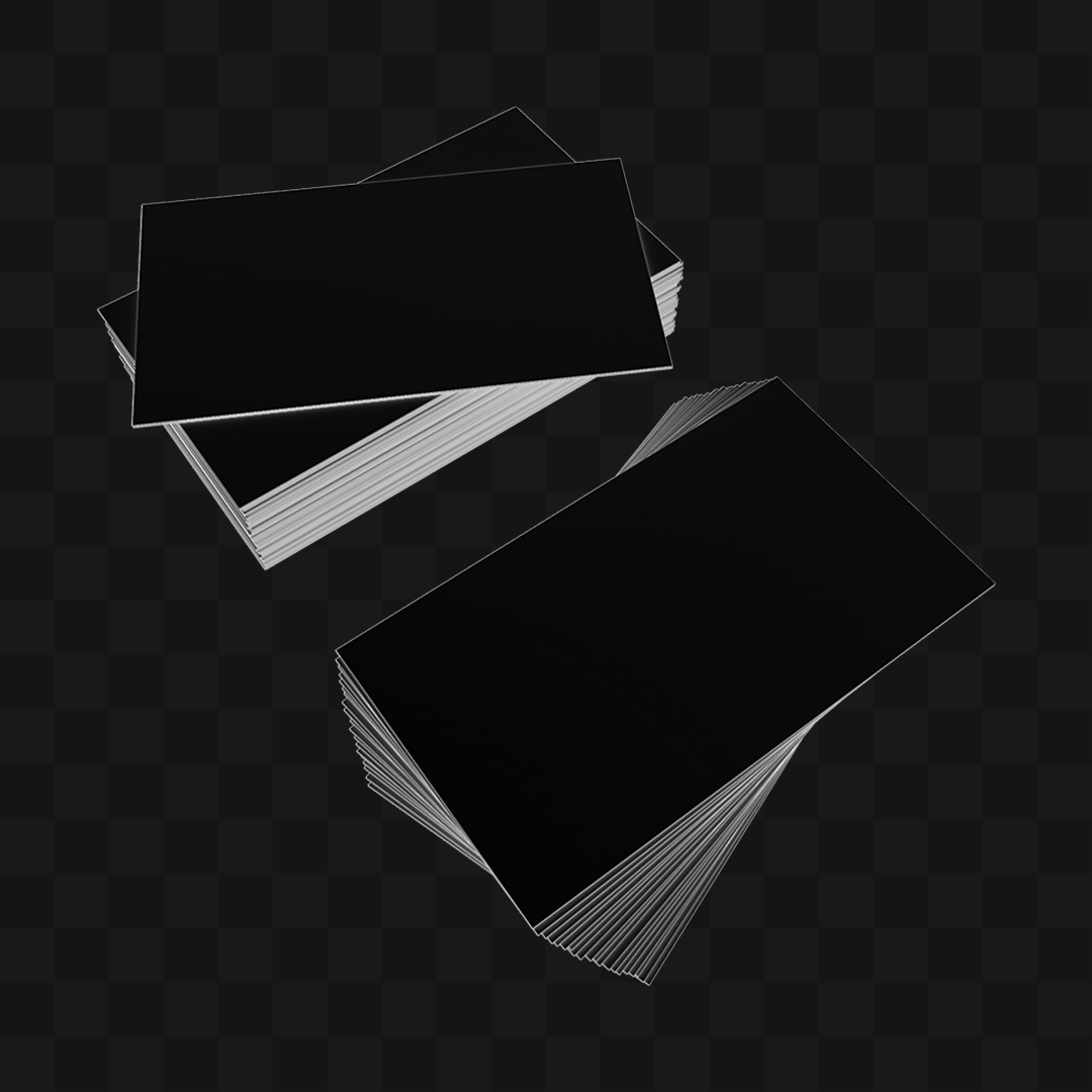 Cartões de Visita - Modelo 3D