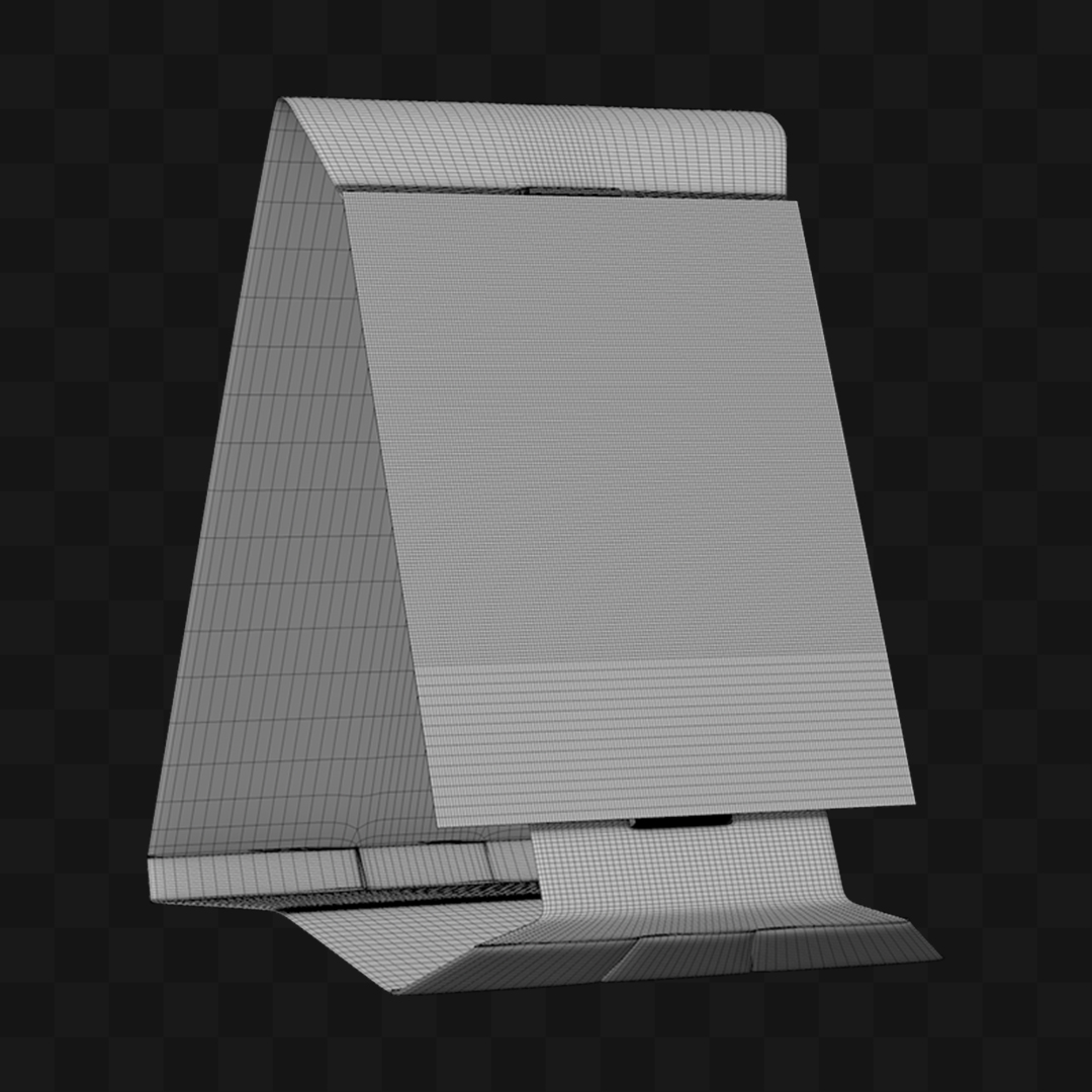 Placa Montável Papelão - Modelo 3D