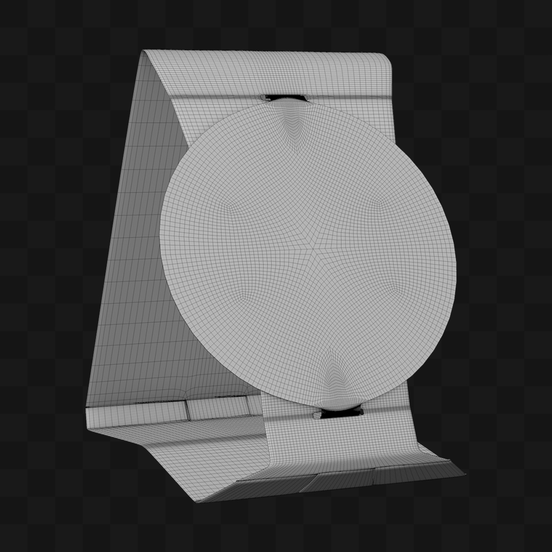 Placa Montável Papelão - Modelo 3D