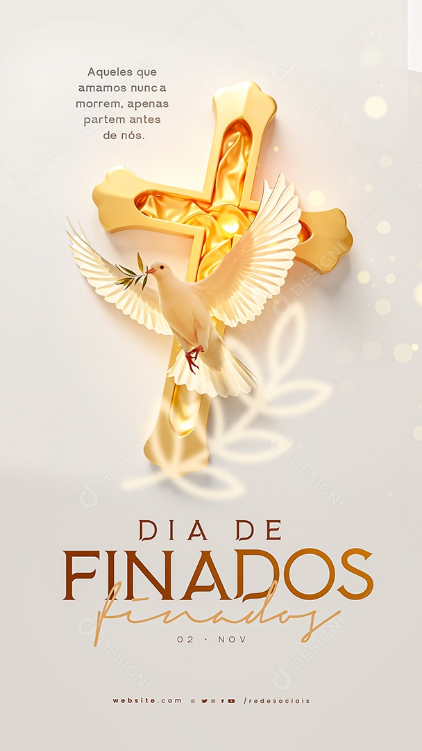 Story Dia de Finados 02 de Novembro Social Media PSD Editável