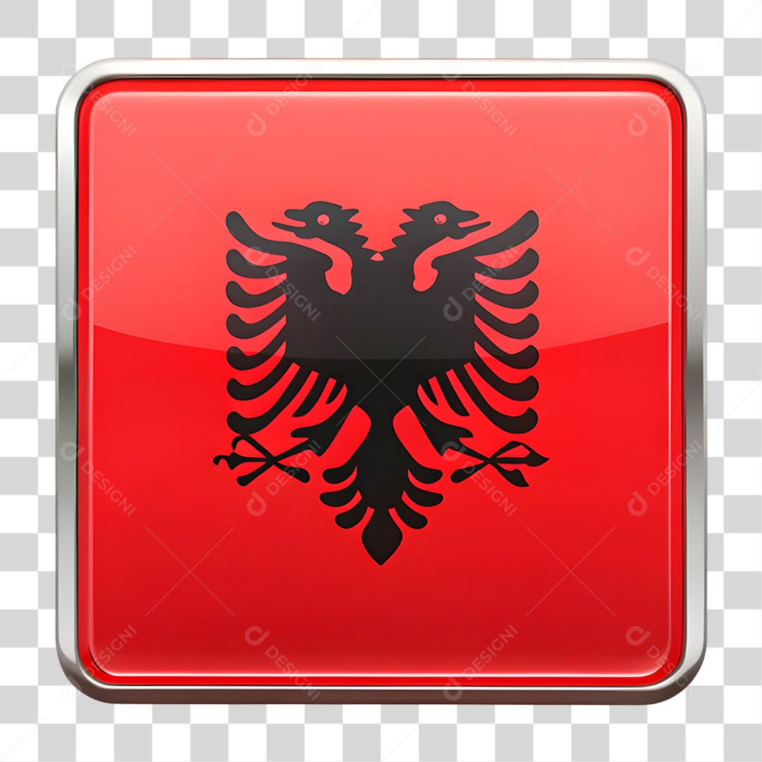 Bandeira da Albânia PNG transparente