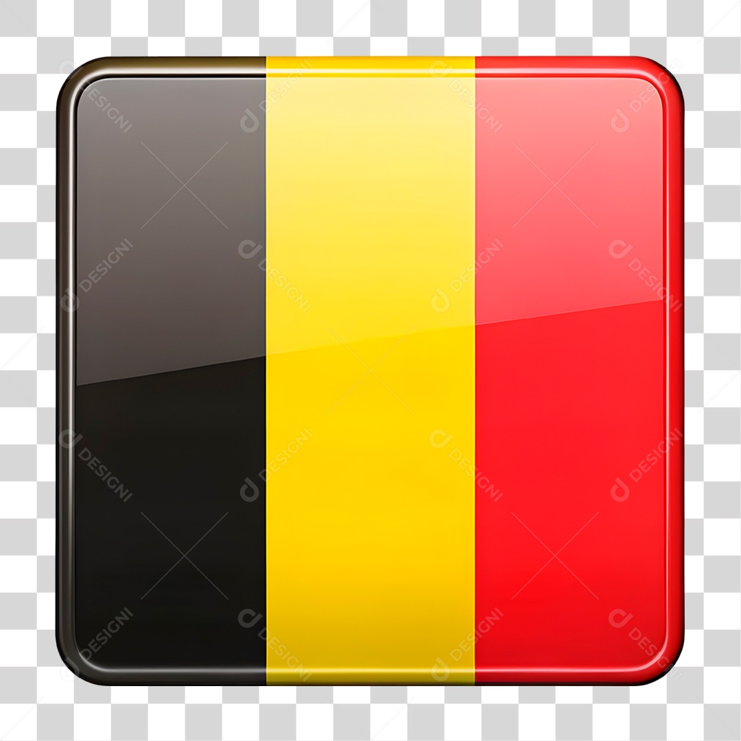 Bandeira da Bélgica PNG Transparente