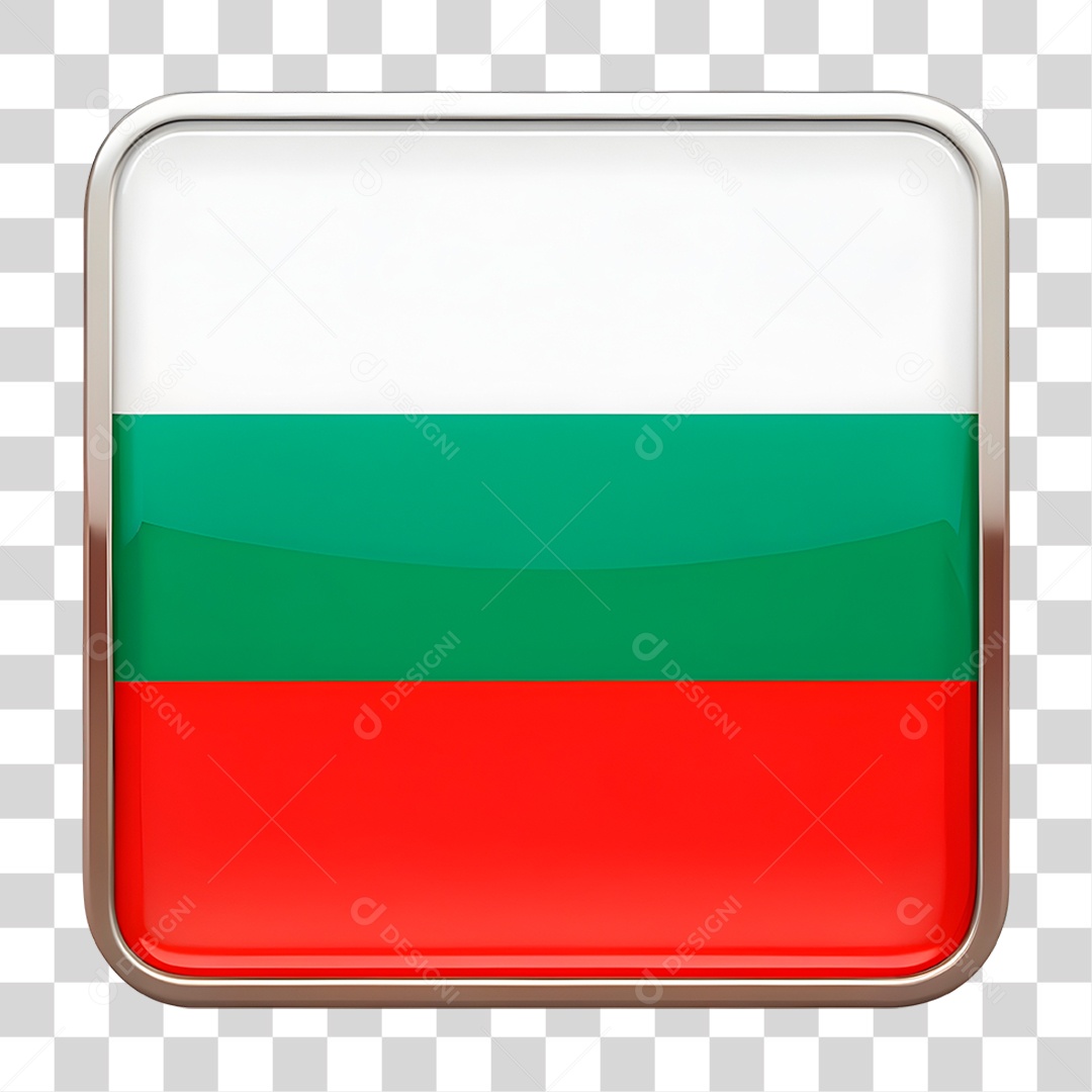 Bandeira da Bulgária PNG Transparente