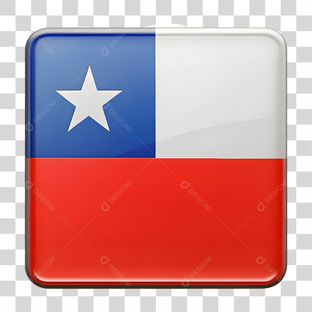 Bandeira do Chile PNG Transparente