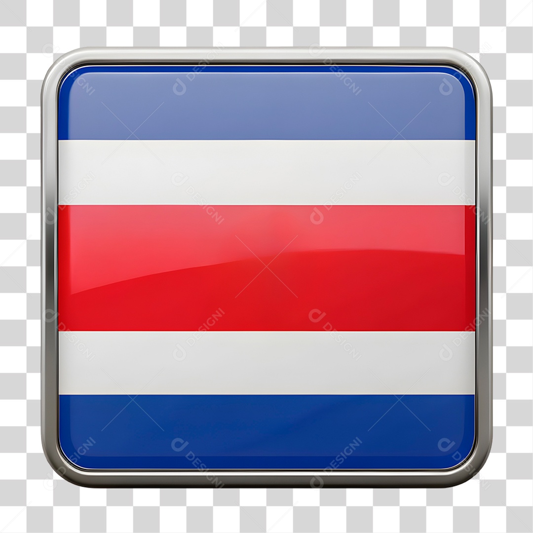 Bandeira da Costa Rica PNG Transparente
