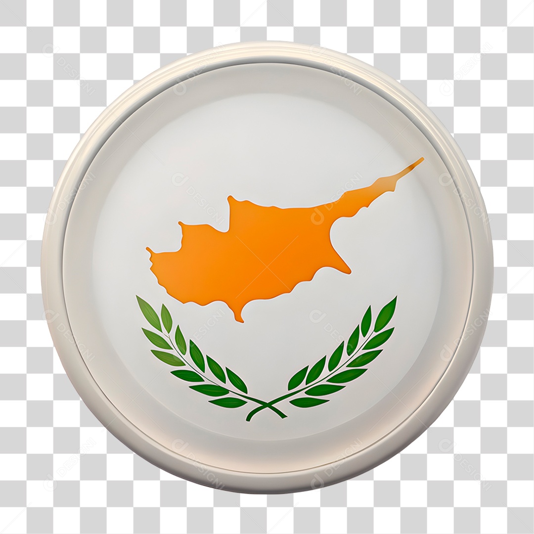 Bandeira Chipre PNG Transparente