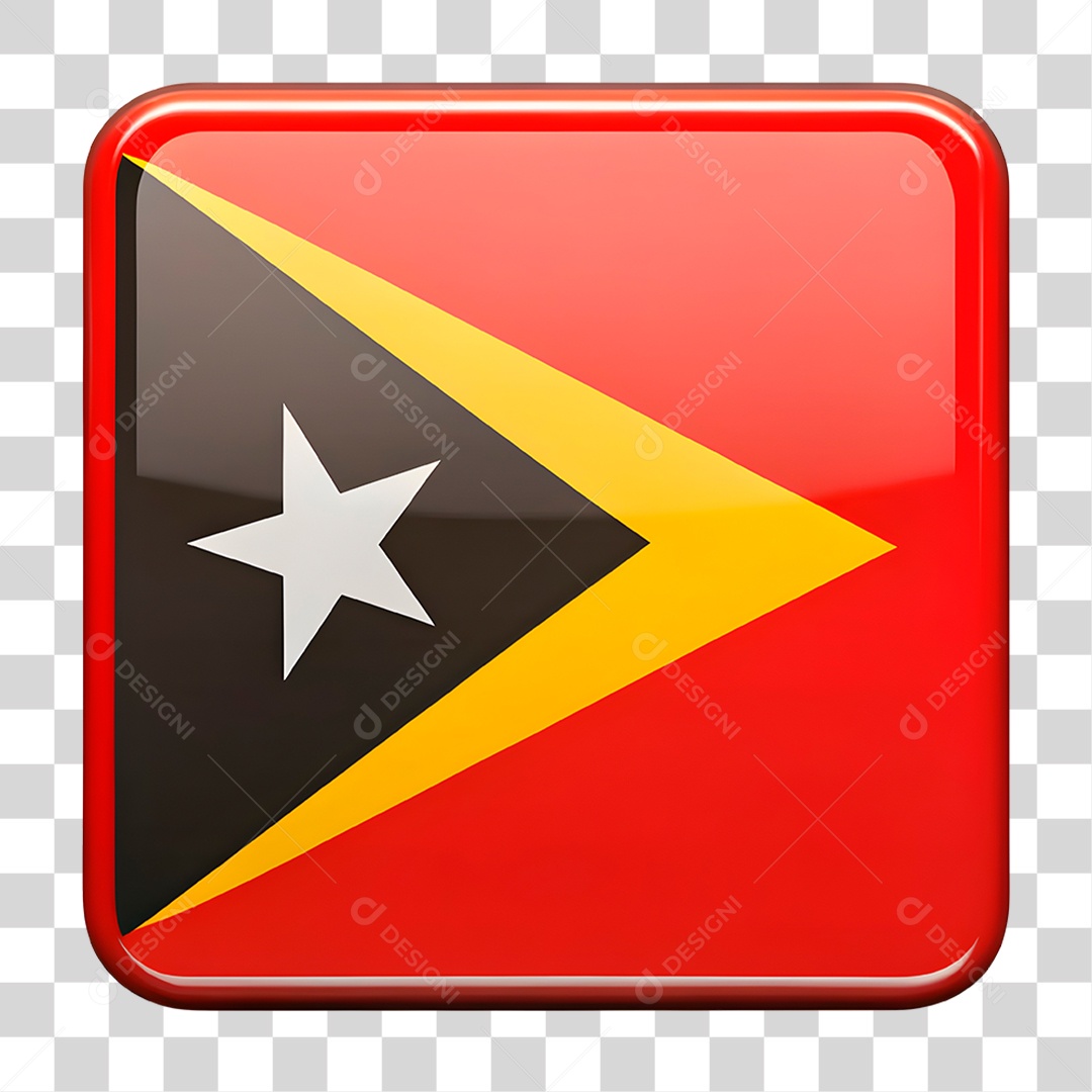 Bandeira de Timor-Leste PNG Transparente