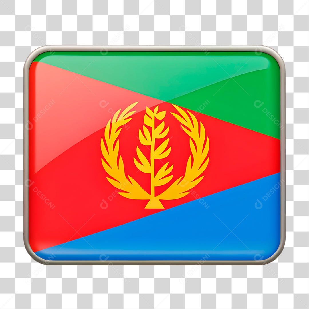Bandeira Eritreia PNG Transparente