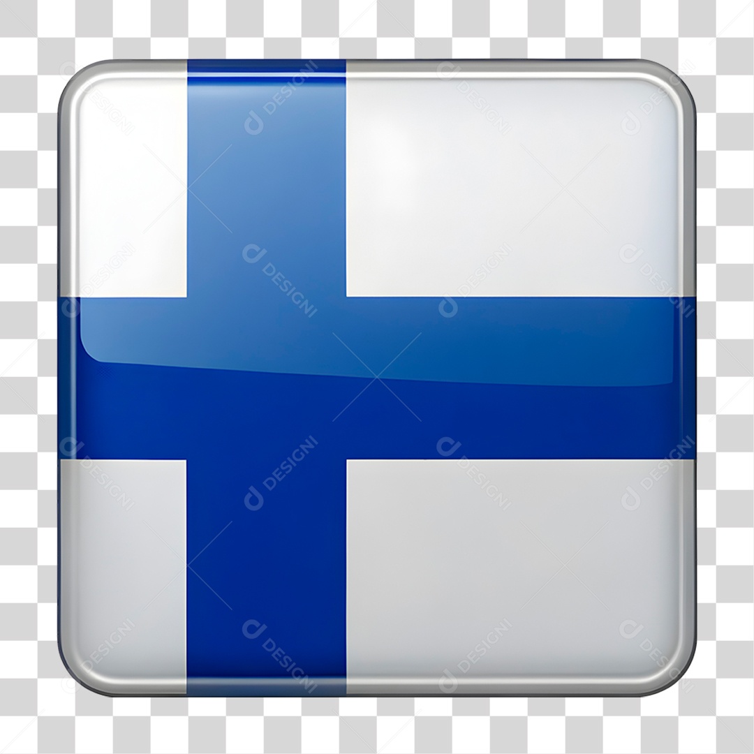 Bandeira da Finlândia PNG Transparente