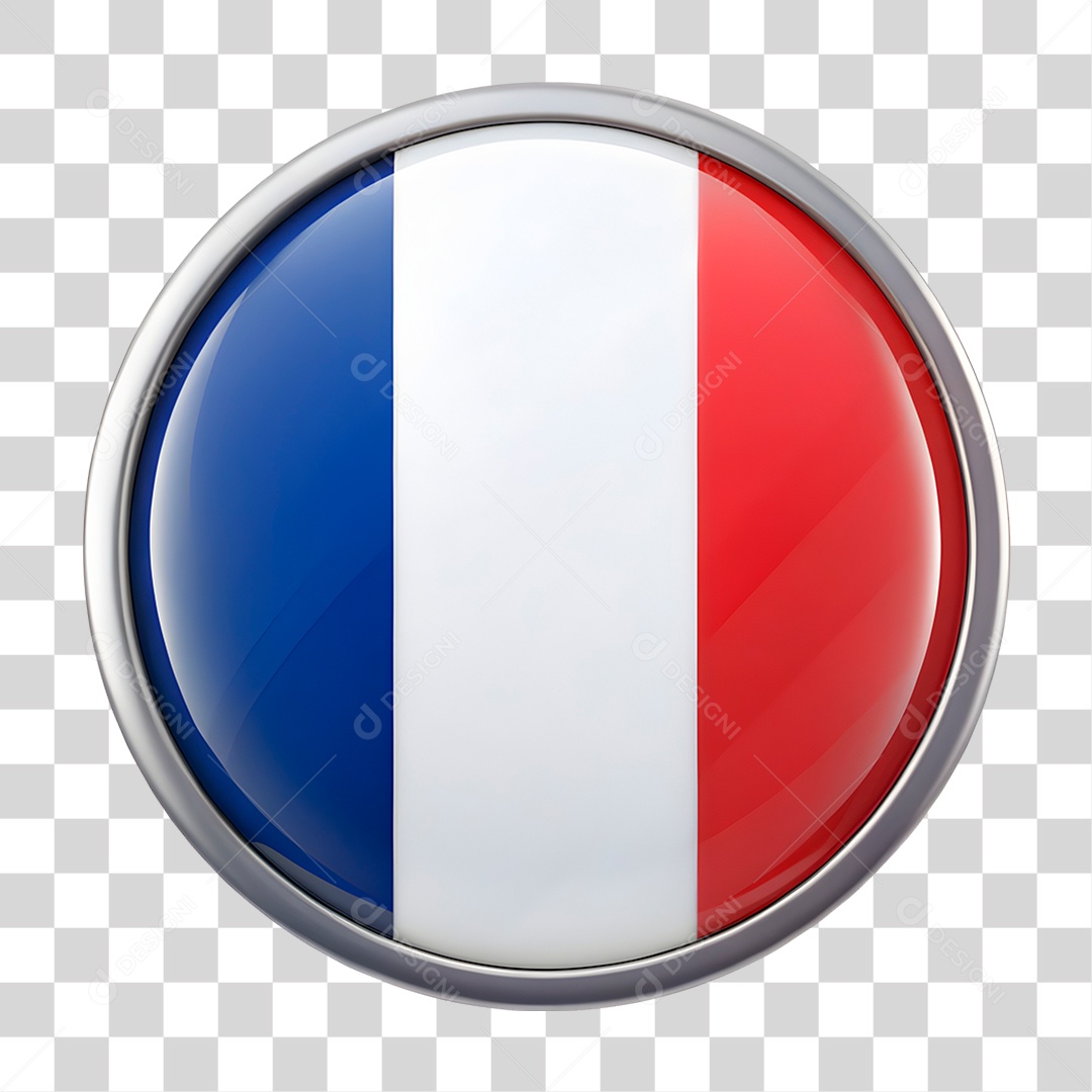 Bandeira da França PNG Transparente