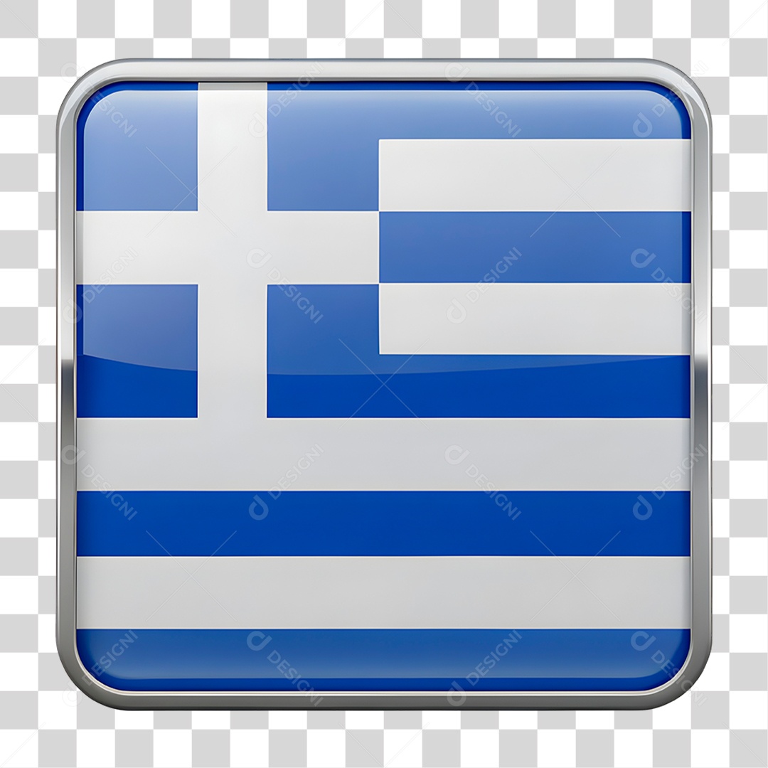 Bandeira da Grécia PNG Transparente