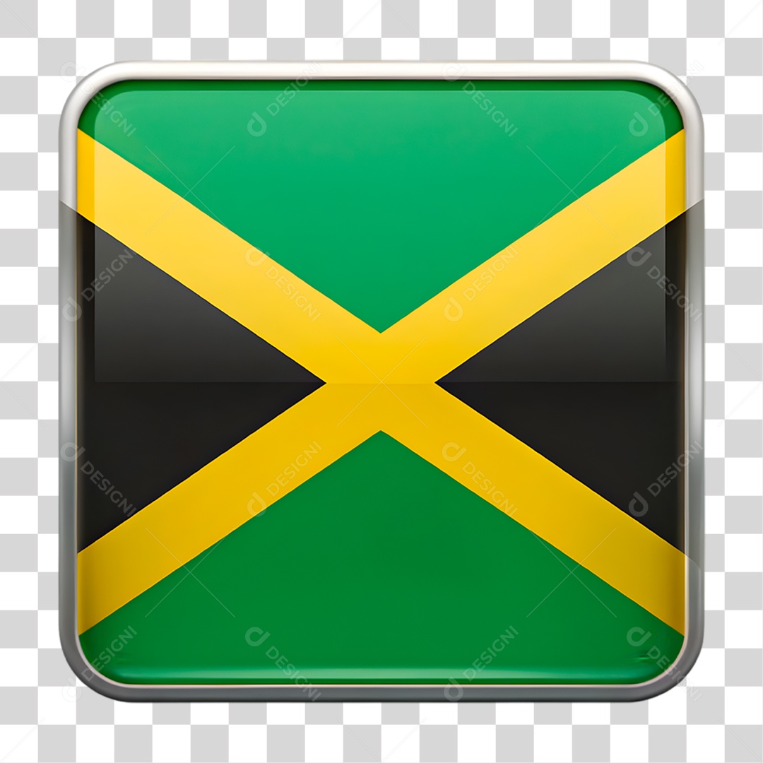 Bandeira da Jamaica PNG Transparente