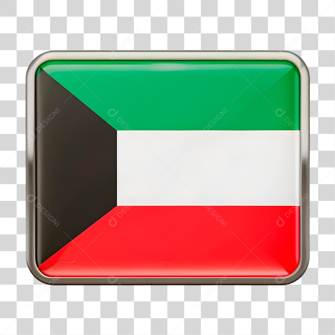 Bandeira do Kuwait PNG Transparente