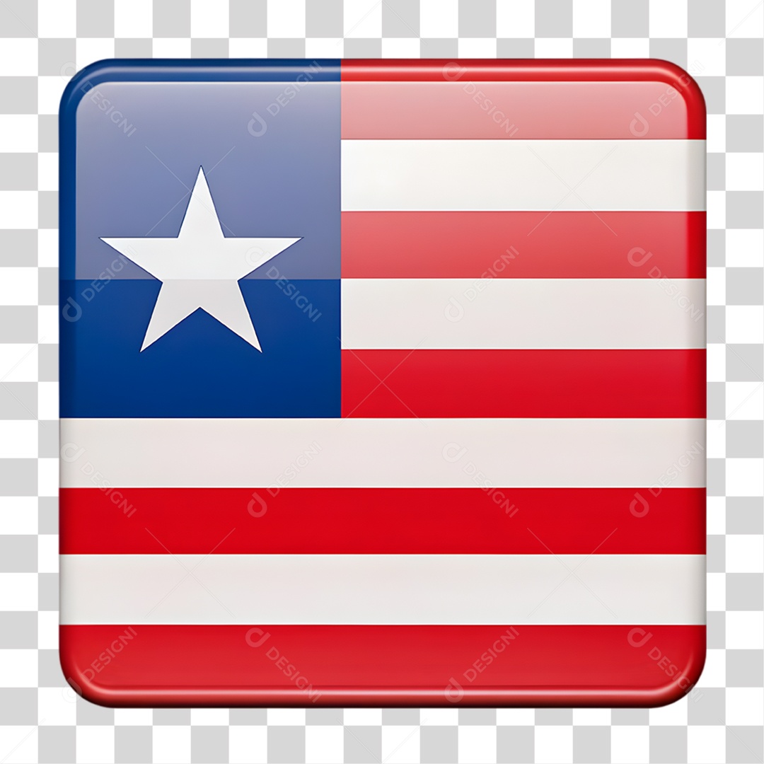 Bandeira da Libéria PNG Transparente