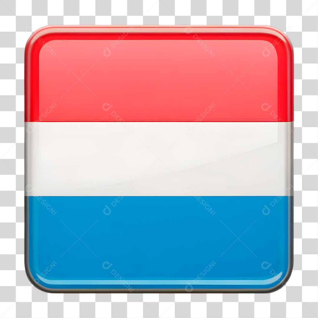 Bandeira do Luxemburgo PNG Transparente