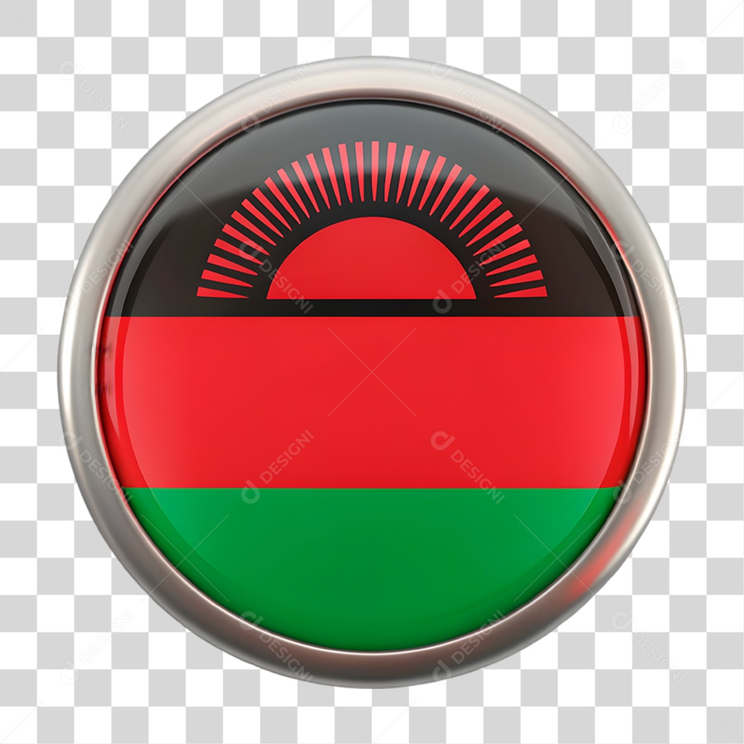 Bandeira Malawi PNG Transparente