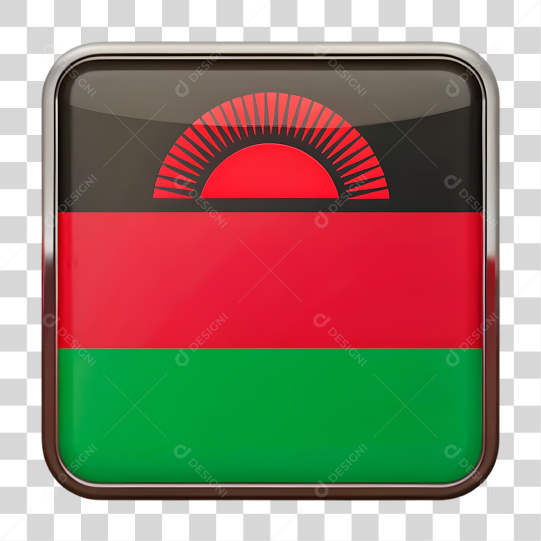 Bandeira do Malawi PNG Transparente