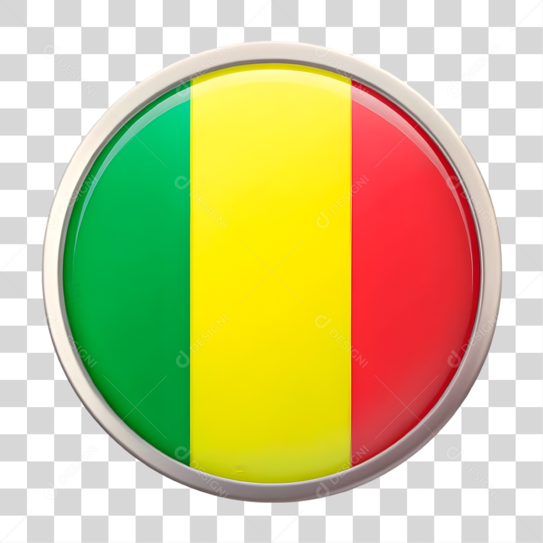 Bandeira Mali PNG Transparente