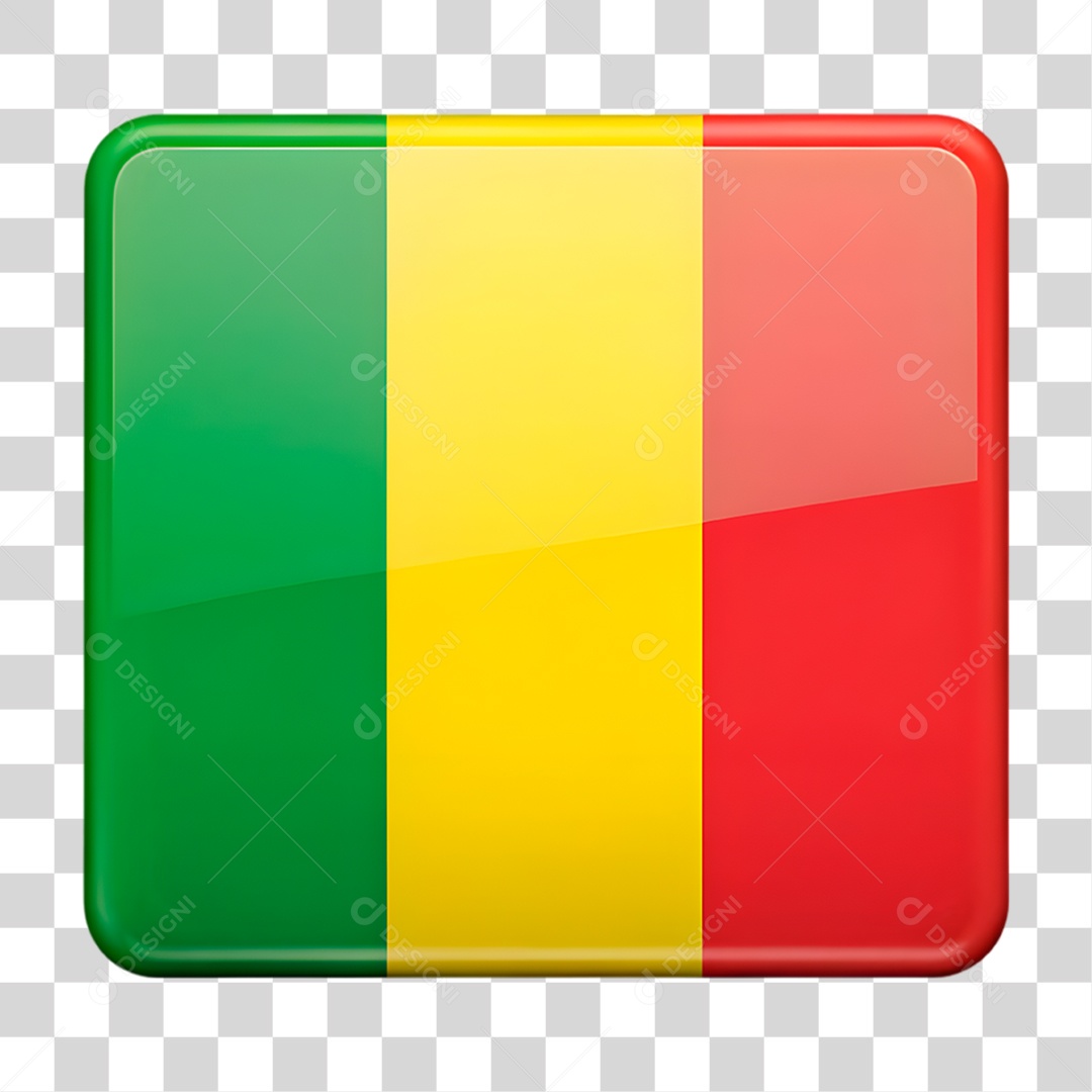 Bandeira do Mali PNG Transparente