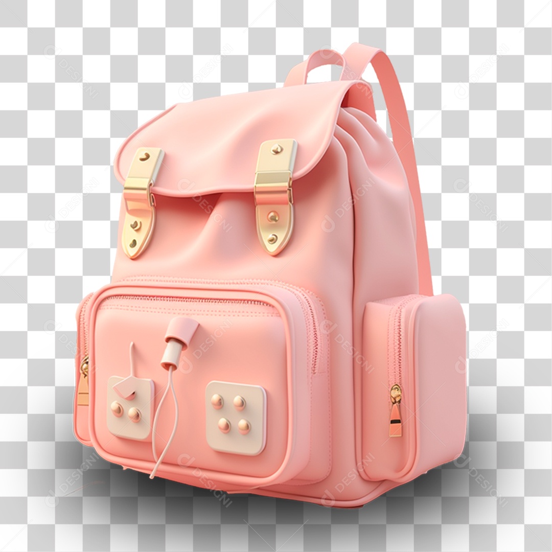 Mochila Escolar PNG Transparente