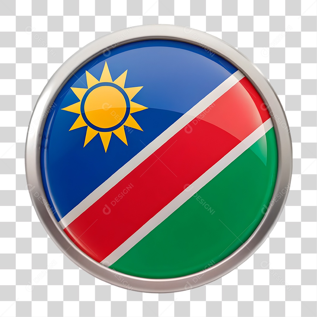 Bandeira Namíbia PNG Transparente
