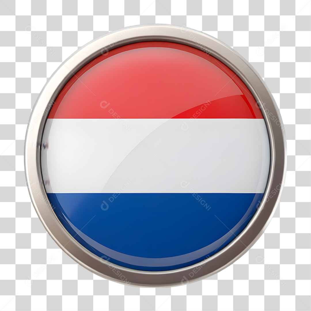 Bandeira da Holanda País PNG Transparente